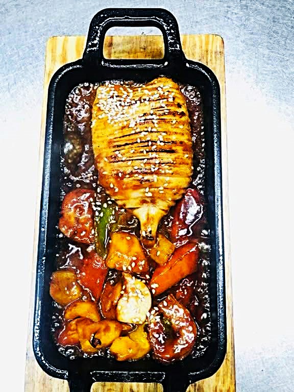 Whole Squid Sizzler